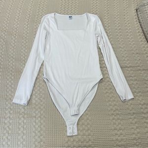 Old Navy White Bodysuit (M)